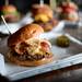 Wurst Bar's Mr. Peanut burger is topped with aged cheddar, bacon and homemade peanut butter. Melanie Maxwell | AnnArbor.com